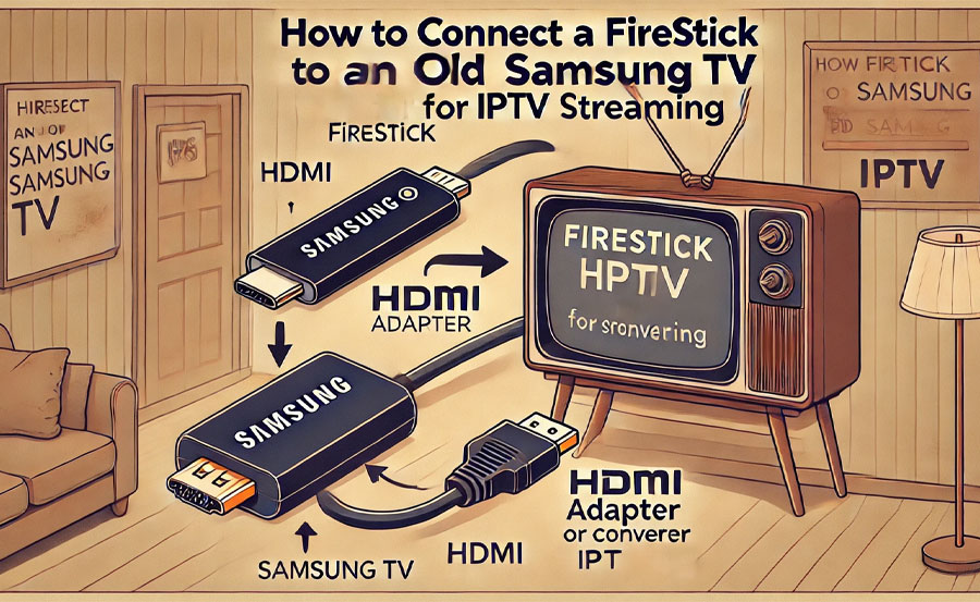 How to Connect a Firestick to an Old Samsung TV for IPTV Streaming